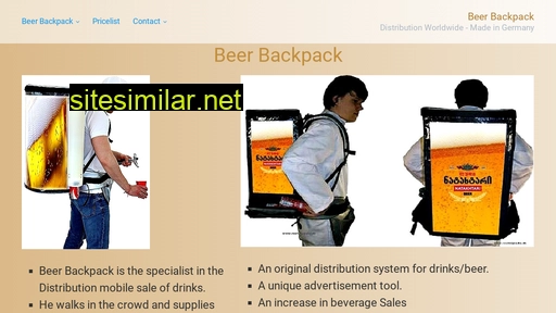 beer-backpack.com alternative sites