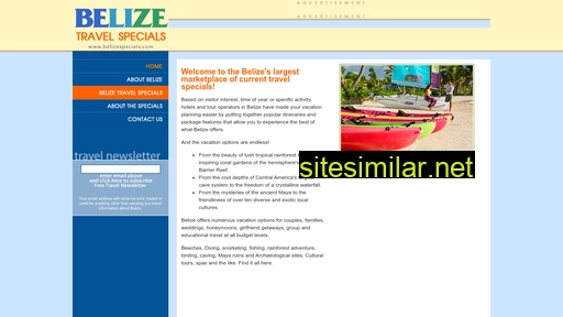 Belizespecials similar sites