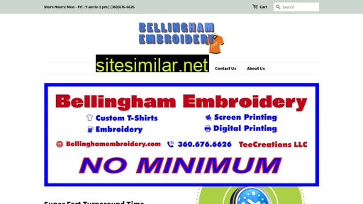 Bellinghamembroidery similar sites