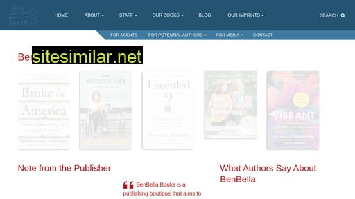 benbellabooks.com alternative sites