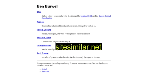 benburwell.com alternative sites