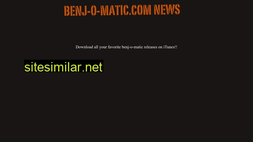 benjomatic.com alternative sites