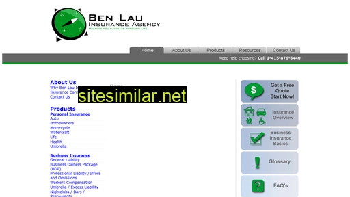 benlauinsurance.com alternative sites