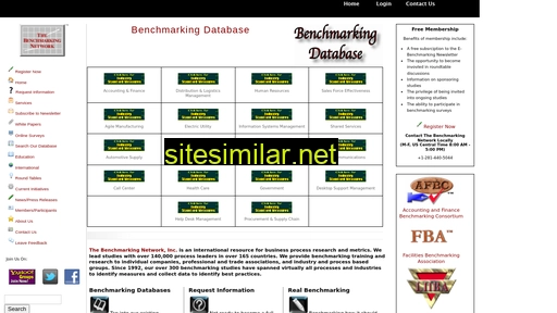 benchmarkingdatabase.com alternative sites