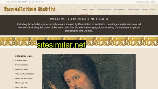 benedictinehabits.com alternative sites