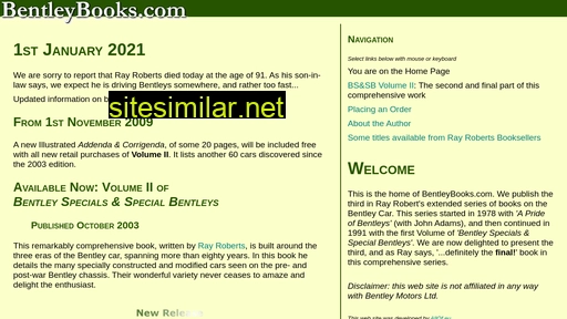 bentleybooks.com alternative sites