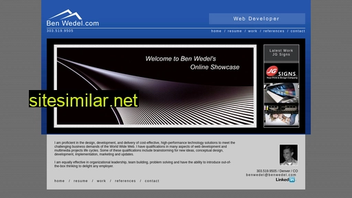 benwedel.com alternative sites