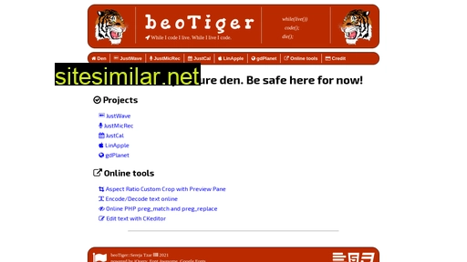 beotiger.com alternative sites