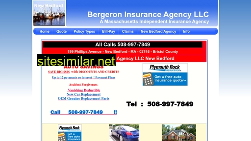 bergeroninsuranceagencyllc.com alternative sites