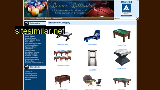 bernerbilliards.com alternative sites