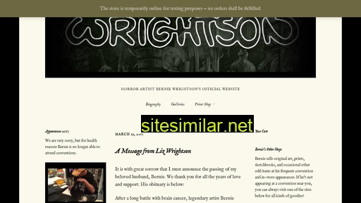 berniewrightson.com alternative sites