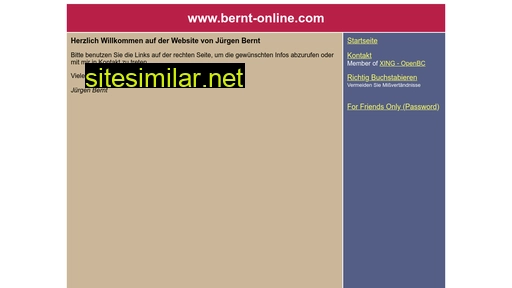 bernt-online.com alternative sites