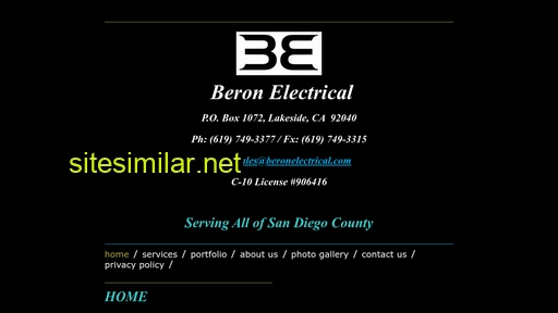 beronelectrical.com alternative sites