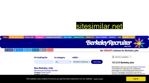 Berkeleyrecruiter similar sites