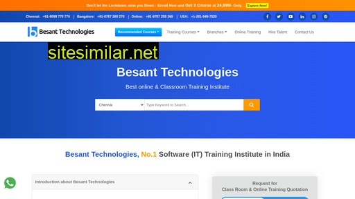 besanttechnologies.com alternative sites