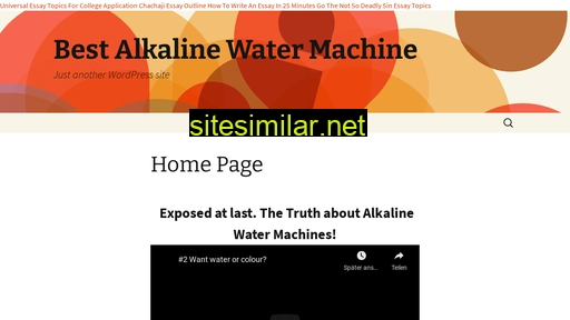 bestalkalinemachine.com alternative sites