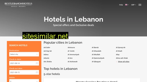 bestlebanonhotels.com alternative sites