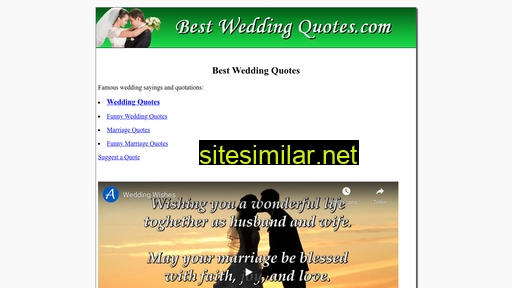 bestweddingquotes.com alternative sites