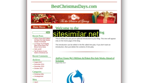 Bestchristmasdays similar sites