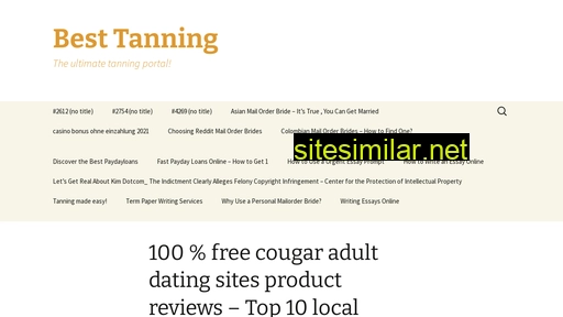 best-tanning.com alternative sites