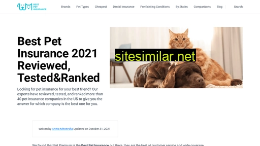 bestpetinsurance.com alternative sites