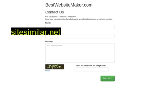 bestwebsitemaker.com alternative sites