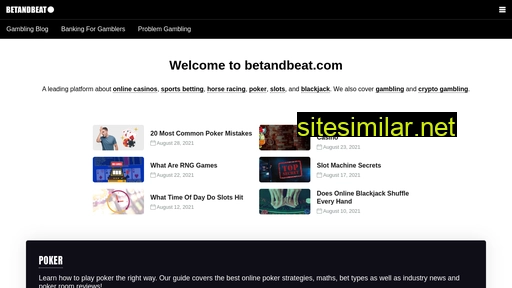 betandbeat.com alternative sites