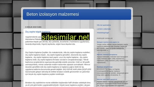 betonizolasyonmalzemesi.blogspot.com alternative sites