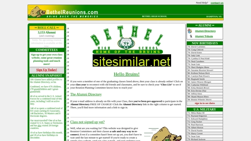 bethelreunions.com alternative sites