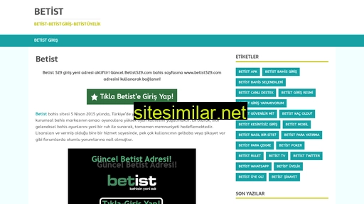 betists.com alternative sites