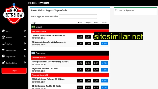 betsshow.com alternative sites