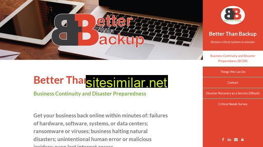 betterthanbackup.com alternative sites