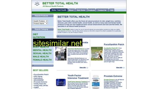 bettertotalhealth.com alternative sites
