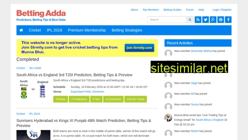 bettingadda.com alternative sites