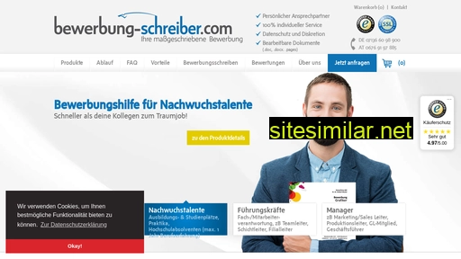 bewerbung-schreiber.com alternative sites