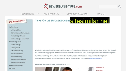 bewerbung-tipps.com alternative sites
