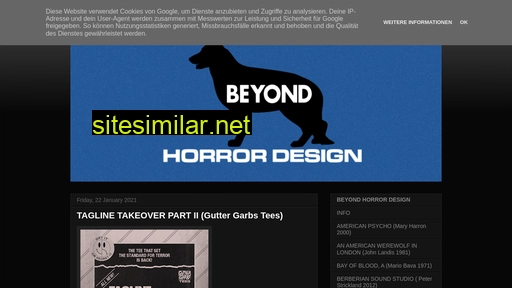 Beyondhorrordesign similar sites