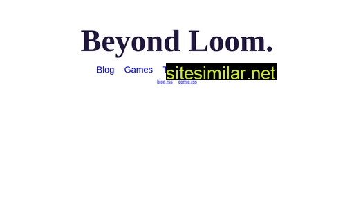 beyondloom.com alternative sites
