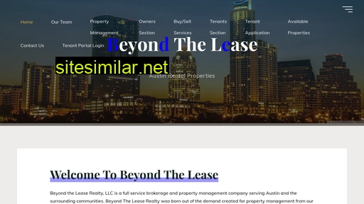 beyondthelease.com alternative sites