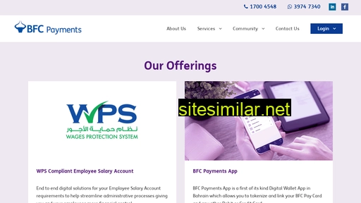 Bfcpayments similar sites