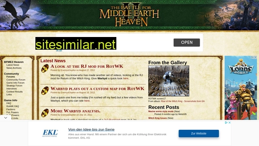 bfme2.heavengames.com alternative sites