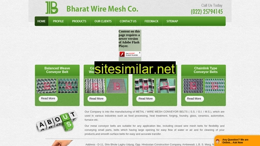bharatconveyorbelts.com alternative sites