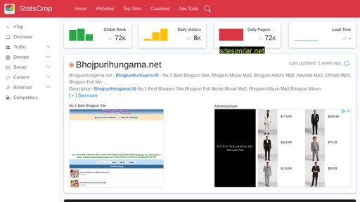 bhojpurihungama.net.statscrop.com alternative sites