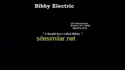 Bibbyelectric similar sites