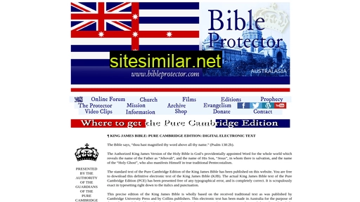 Bibleprotector similar sites