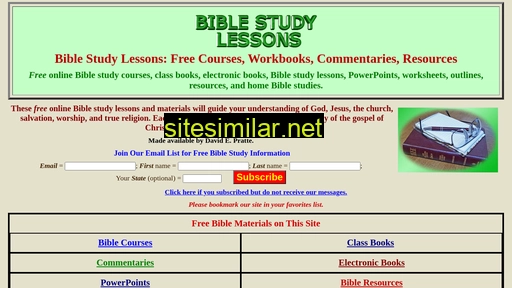 biblestudylessons.com alternative sites