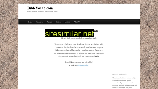 biblevocab.com alternative sites