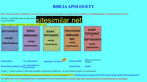 bibliaapologety.com alternative sites