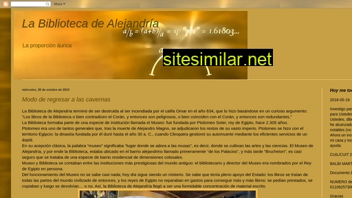 bibliotecadealejandria-martabalbi.blogspot.com alternative sites