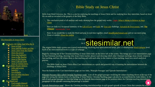 Biblestudyonjesuschrist similar sites